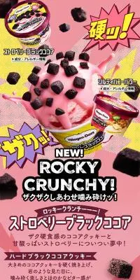 ROCKY CRUNCHY!のLPデザイン（アイス／カラフル系／にぎやか系）スマホ版