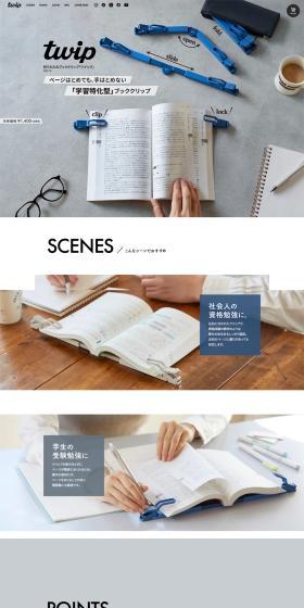twip LP design (Stationery and office supplies / Shades of grey / Simple) PC version