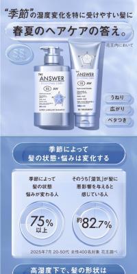 THE ANSWER ジアンサー スーパーラメラシャンプー& EXトリートメント/のLPデザイン（スキンケア・ボディケア・ヘアケア／ブルー系／かっこいい系）スマホ版