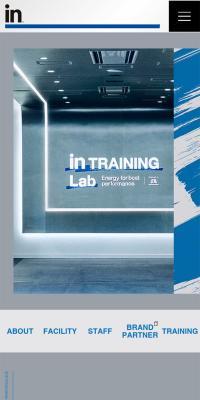 森永製菓inトレーニングラボのLPデザイン（スポーツ全般・観戦／グレー系／シンプル系）スマホ版
