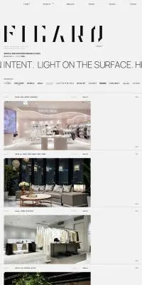 FIGAROのLPデザイン（企業・会社・お店／グレー系／スタイリッシュ系）PC版