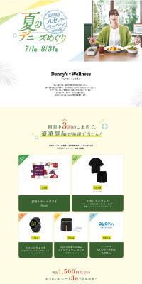 Summer Deniizu Tour LP design (Events, Campaigns, Experiences / Green tones / Cute style) PC version