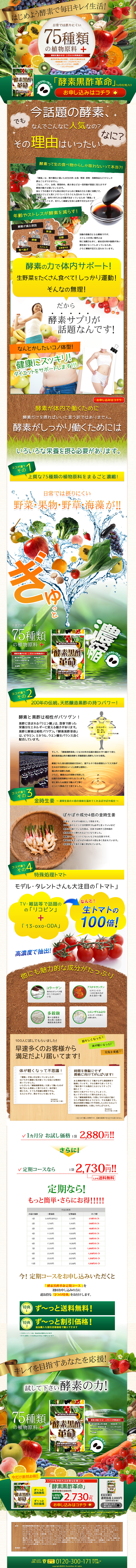 Enzyme Black Vinegar Revolution LP design (Health and Beauty Foods and Supplements / Green tones / Strong) PC version
