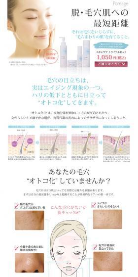 Skincare Trial Set LP design (Beauty, Skincare, Fragrance / Shades of blue / Refined style) PC version