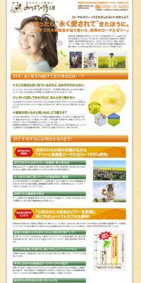 ローヤルゼリーゴールドのLPデザイン（健康・美容食品・サプリ／ベージュ系／健康・癒し系）PC版