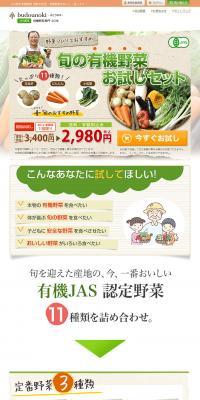 Seasonal Organic Vegetable Trial Set LP design (food / Beige tones / Trust and Safety) PC version