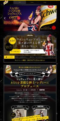 Schweppes LP design (food / Black-colored / Cool style) PC version