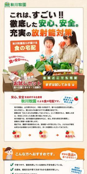 Safe and Secure Food Delivery Trial Set LP design (Services, Insurance, and Finance / Beige tones / Trust and Safety) PC version