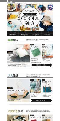 Cool goods LP design (fashion / White-based / Cool style) PC version