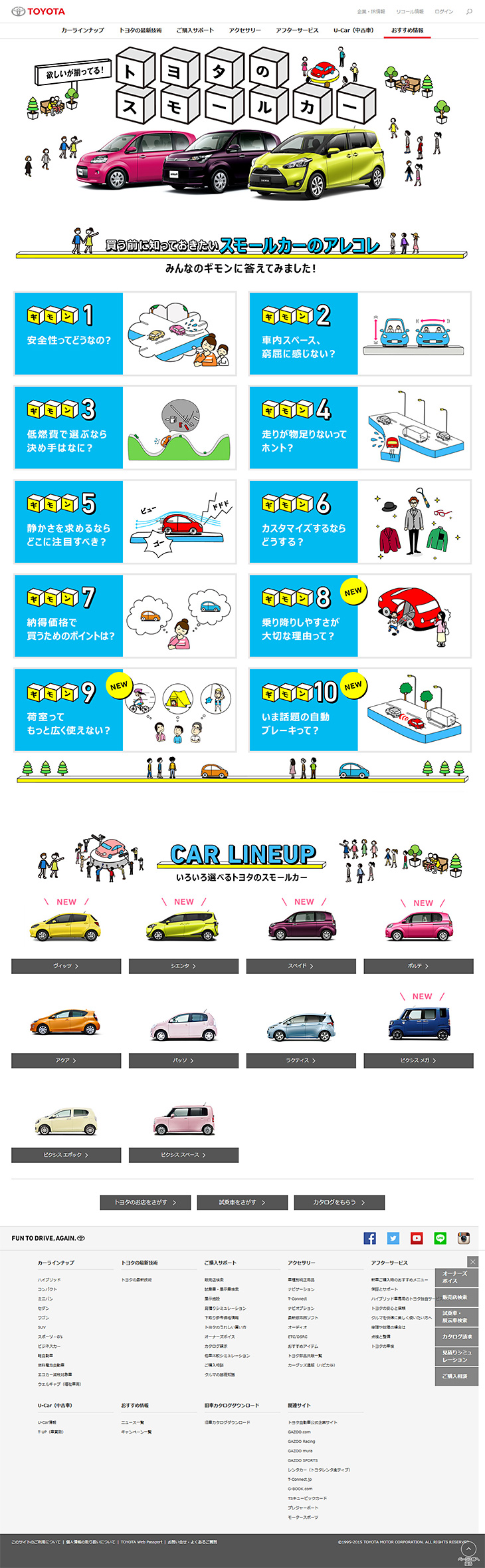 Toyota's small car LP design (Cars, Motorcycles, Bicycles / White-based / Cute style) PC version