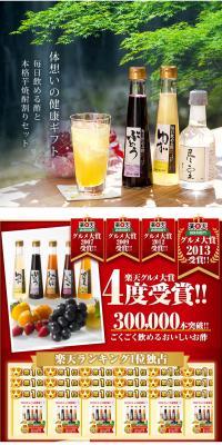 Daily drinkable vinegar LP design (Health and Beauty Foods and Supplements / Multi-color type / Trust and Safety) PC version