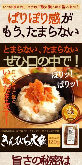 Kinpira Daikon LP design (food / Brown tones / Lively type) PC version