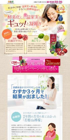 Pomegranate and Lemon LP design (Health and Beauty Foods and Supplements / Beige tones / Trust and Safety) PC version
