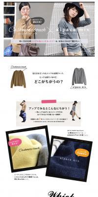 Thorough comparison of two major knit cut-and-sew items LP design (fashion / White-based / Simple) PC version