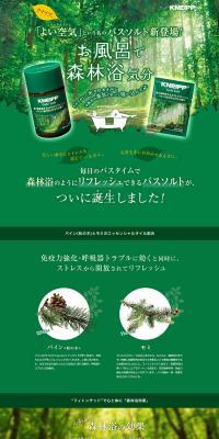 グーテルフト バスソルトのLPデザイン（美容・スキンケア・香水／グリーン系／健康・癒し系）PC版