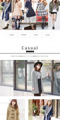 Fall/Winter Outerwear Collection by Taste LP design (fashion / White-based / Simple) PC version
