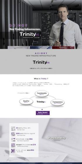 Trinity+1 LP design (Services, Insurance, and Finance / Shades of grey / Cool style) PC version