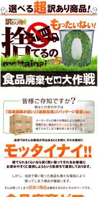 Grand Collection of Imperfect Items LP design (food / White-based / Lively type) PC version