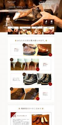 Professional Leather Care Spica LP design (Services, Insurance, and Finance / White-based / Simple) PC version