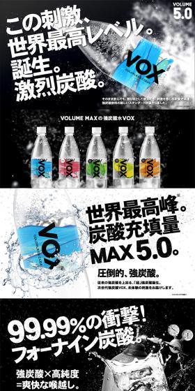 VOXのLPデザイン（飲料・お酒／ブラック系／かっこいい系）PC版