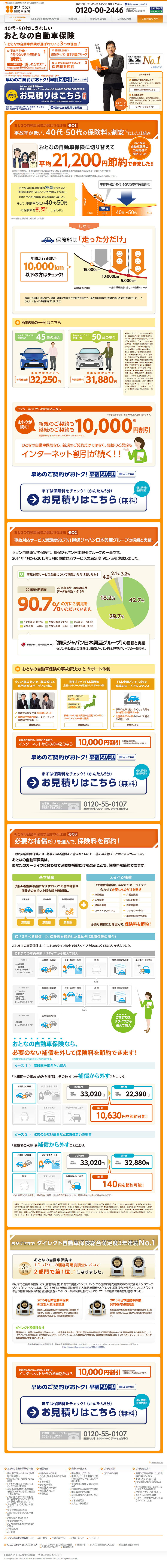 50代のLPデザイン参考例