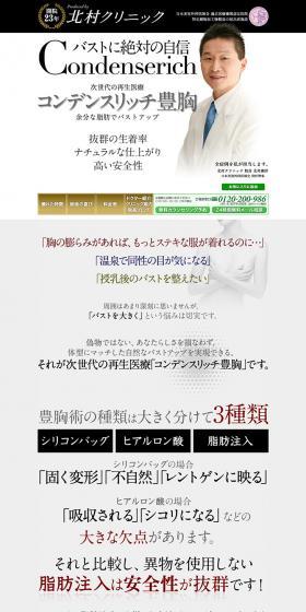 Condense Rich Breast Augmentation LP design (Services, Insurance, and Finance / White-based / Simple) PC version