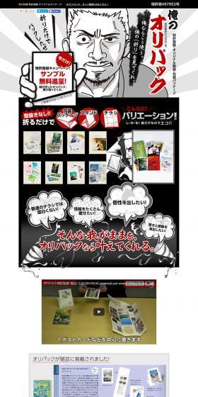 Oripack LP design (Services, Insurance, and Finance / White-based / Arts) PC version