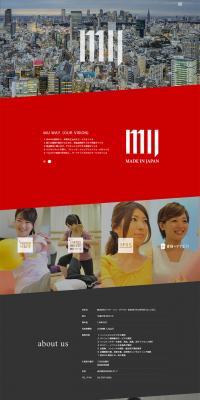 MIJ Group LP design (Services, Insurance, and Finance / Shades of grey / Simple) PC version