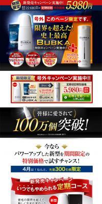 BUBKA LP design (Beauty, Skincare, Fragrance / Shades of grey / Cool style) PC version