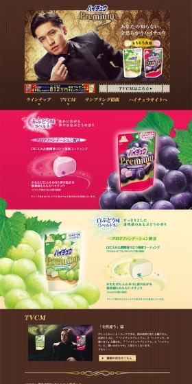 Hi-Chew Premium LP design (Sweets and Snacks / Brown tones / Simple) PC version