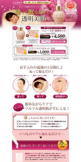 Honey Labo Special Set LP design (Beauty, Skincare, Fragrance / Pink shades / Trust and Safety) PC version