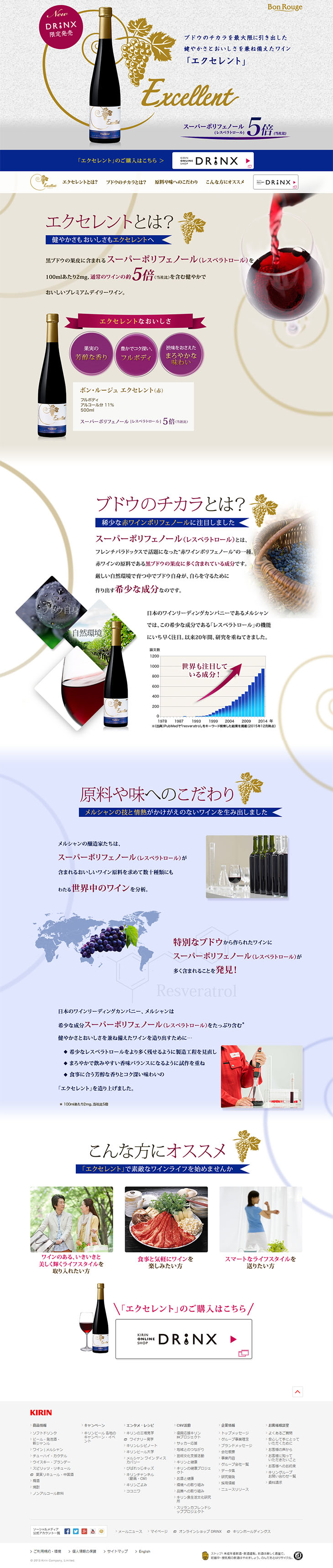 Bon Rouge Excellent LP design (Beverages and Alcohol / White-based / Simple) PC version