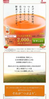 Premium Vegetable Drink 15-Bottle Trial Set LP design (Health and Beauty Foods and Supplements / Brown tones / Organic) PC version