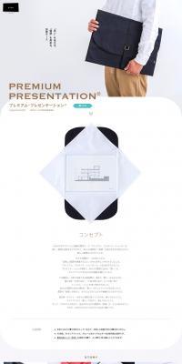 Functional Drawing Case "Premium Presentation®" LP design (Bags, Accessories, Brands / White-based / Simple) PC version
