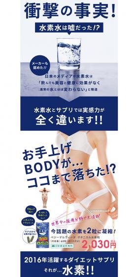 Botanical Hydrogen Granules LP design (Health and Beauty Foods and Supplements / Shades of blue / Refined style) PC version