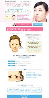 Ice Lash Lift LP design (Beauty services / White-based / Refined style) PC version
