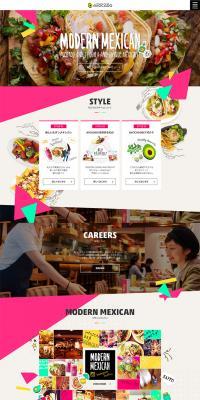 Mexican Dining AVOCADO LP design (Services, Insurance, and Finance / Multi-color type / Arts) PC version