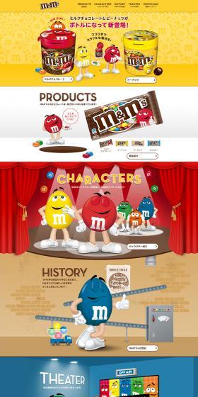 M&M's Milk Chocolate LP design (Sweets and Snacks / Multi-color type / Lively type) PC version