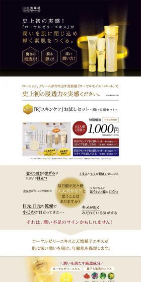 RJ Skincare Trial Set LP design (Beauty, Skincare, Fragrance / Brown tones / Refined style) PC version