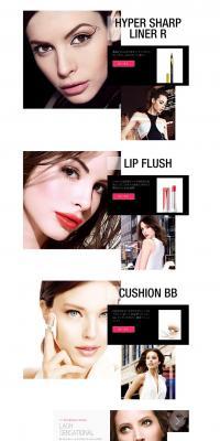 MAYBELLINE NEW YORK LP design (Beauty, Skincare, Fragrance / White-based / Simple) PC version