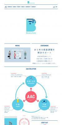 Brainchild LP design (Internet service / White-based / Simple) PC version