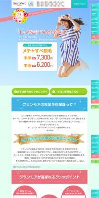Granmore LP design (Beauty services / Shades of blue / Cute style) PC version