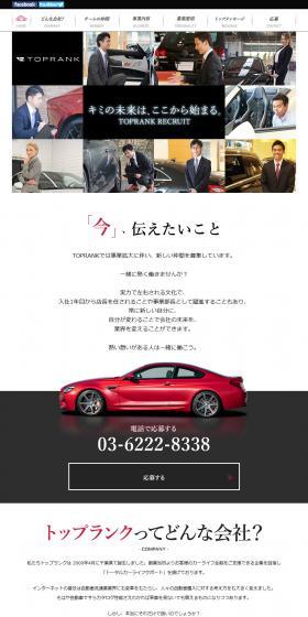 Total Car Life Support LP design (Services, Insurance, and Finance / White-based / Simple) PC version