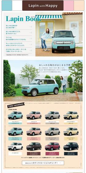 Lapin with HappyのLPデザイン（車・バイク・自転車／カラフル系／かわいい系）PC版