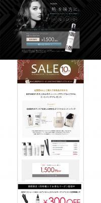 SALONIA Styling Hair Spray Silk Veil LP design (Beauty, Skincare, Fragrance / Black-colored / Simple) PC version