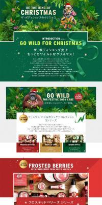Christmas Special LP design (Beauty, Skincare, Fragrance / Green tones / Arts) PC version