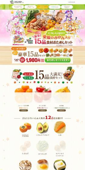 Deluxe 15-dish set LP design (Services, Insurance, and Finance / Multi-color type / Cute style) PC version