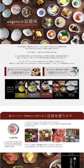 Angers Small Plate Fair LP design (Services, Insurance, and Finance / Brown tones / Refined style) PC version