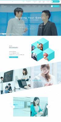 Secondary LP design (Services, Insurance, and Finance / Shades of blue / Simple) PC version
