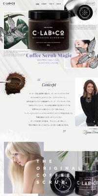 Co-Lab & Co LP design (Beauty, Skincare, Fragrance / Shades of grey / Refined style) PC version